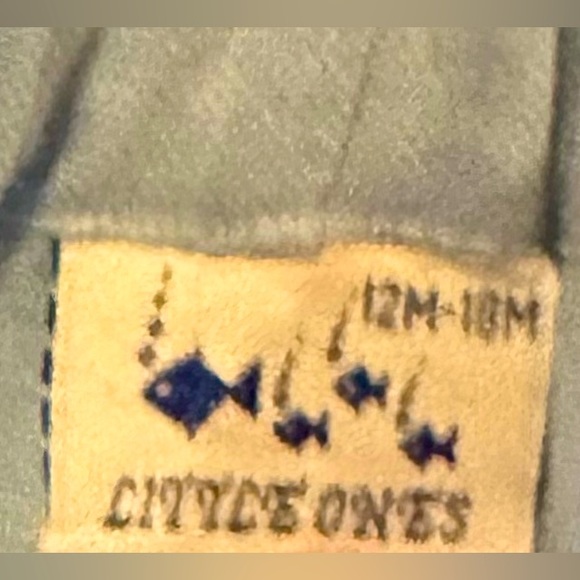 Little Ones Elastic Waist Light Blue Dress Pants - Size 12mo-18mo - New w/Tags - Picture 4 of 5